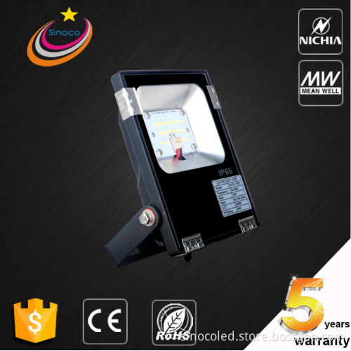 2016 Meanwell Supply IP65 Outdoor 10W~200W smd LED Flood Light